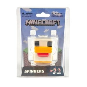 Just Toys LLC, Minecraft, Fidget Spinner Toy- Chicken